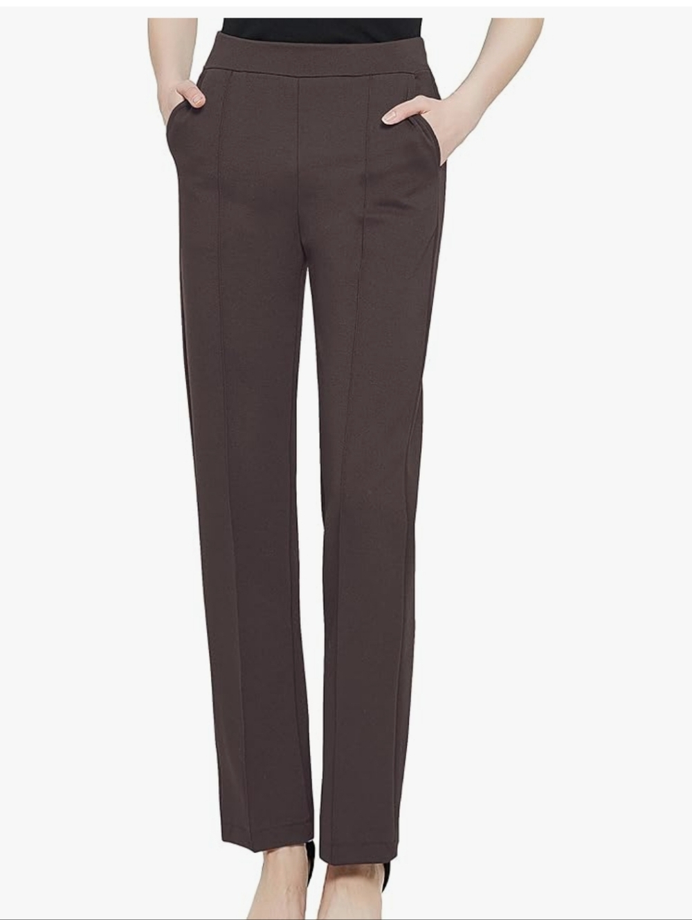 Straight Leg Brown Dress Pants XL